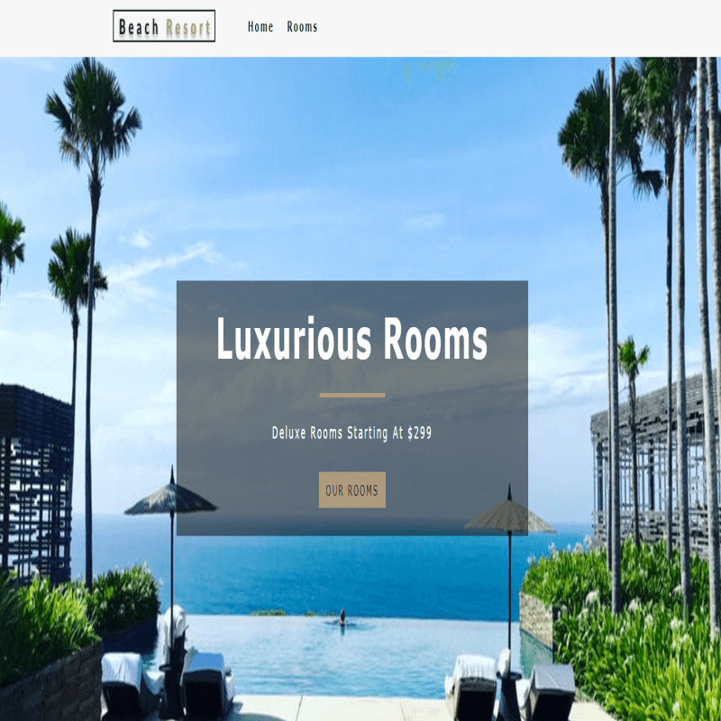 beach resort website